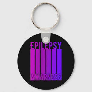 Epilepsy Awareness Month In November We Wear Purpl Keychain