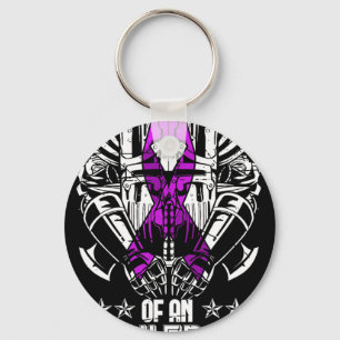 Epilepsy Awareness Month Proud Dad Purple Ribbon F Keychain