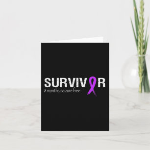 Epilepsy Awareness Month We Wear Purple Ribbon Sup Card