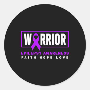 Epilepsy Awareness - Purple Day Classic Round Sticker