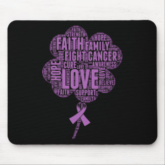 Epilepsy Awareness Ribbon Mouse Pad