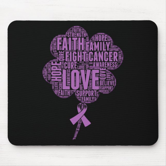 Epilepsy Awareness Ribbon  Mouse Pad (Front)