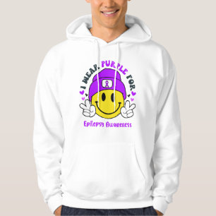 Epilepsy Awareness Ribbon Support Gifts Hoodie