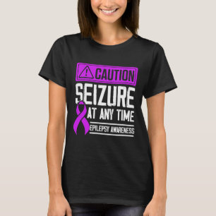 Epilepsy Awareness Seizure Epileptic Warrior Survi T-Shirt