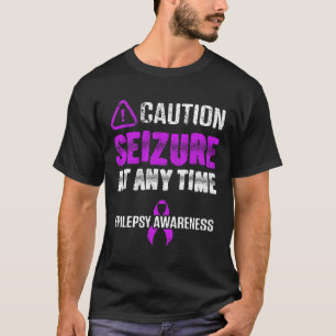 Epilepsy Awareness Seizure Epileptic Warrior Survi T-Shirt