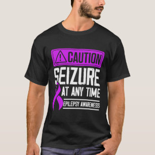 Epilepsy Awareness Seizure Epileptic Warrior Survi T-Shirt