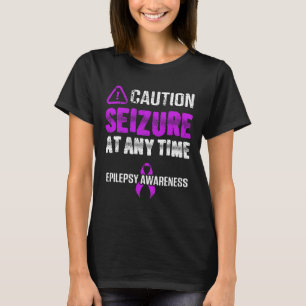 Epilepsy Awareness Seizure Epileptic Warrior Survi T-Shirt