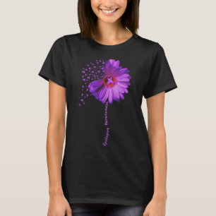 Epilepsy Awareness Sunflower Ribbon Gift T-Shirt