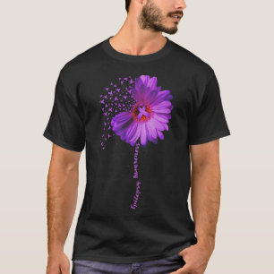 Epilepsy Awareness Sunflower Ribbon Gift T-Shirt