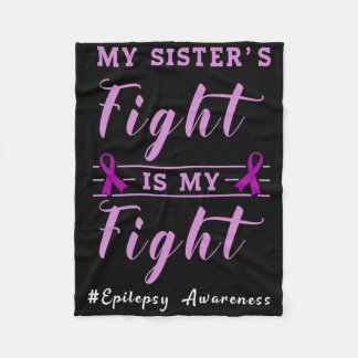 Epilepsy Awareness Support  Fleece Blanket