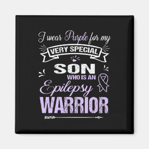 Epilepsy Awareness Support Son Warrior Walk Run Magnet