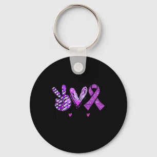 Epilepsy Awareness Supporter Warrior Fighter Keychain