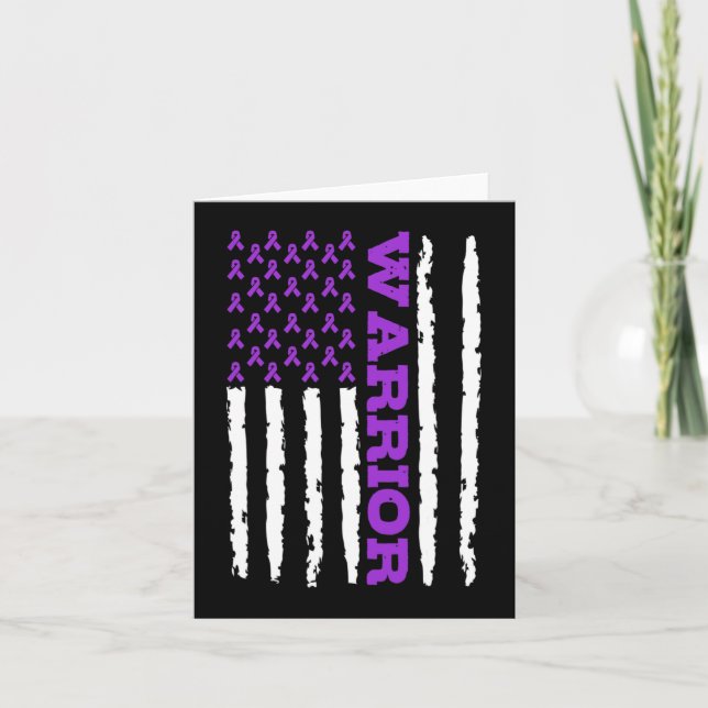 Epilepsy Awareness Warrior  Card (Front)