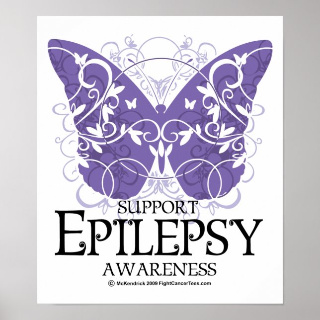 Epilepsy Butterfly Poster (Front)