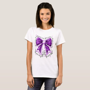 Epilepsy Cure Christmas Bow Shirt