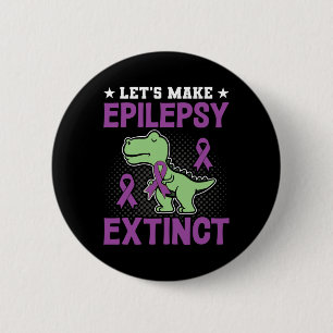 Epilepsy Disorder Awareness Lets Make Epilepsy Ext 2 Inch Round Button