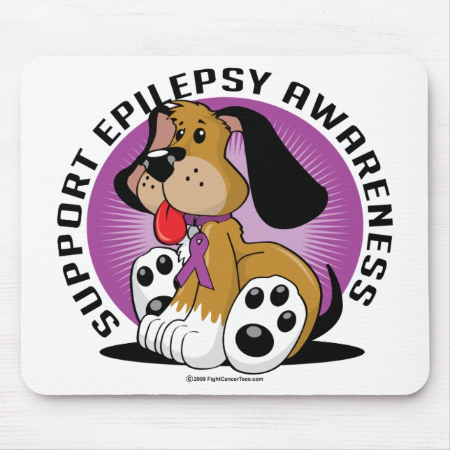 Epilepsy Dog Mouse Pad (Front)