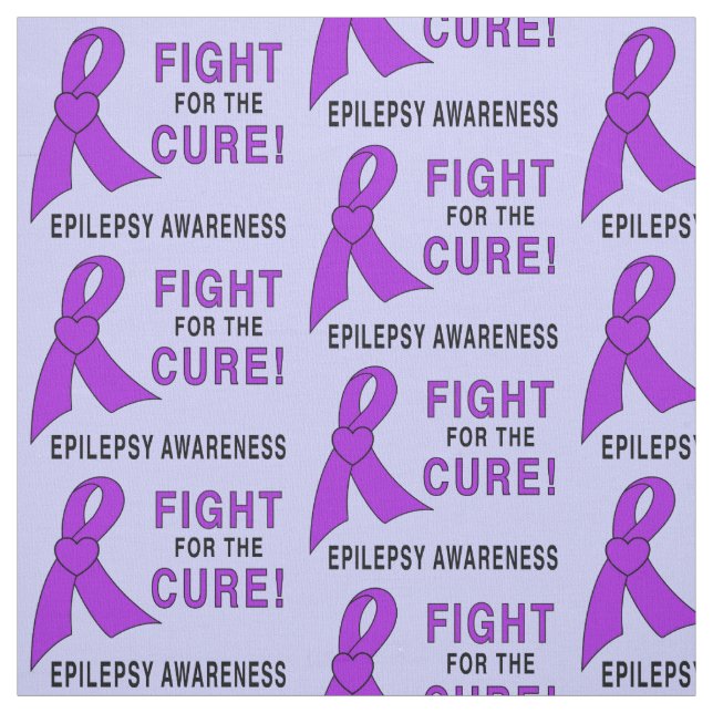 Epilepsy: Fight for the Cure! Fabric (Swatch)