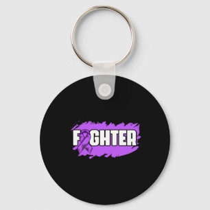 Epilepsy Fighter Epilepsy Survivor Epilepsy Awaren Keychain