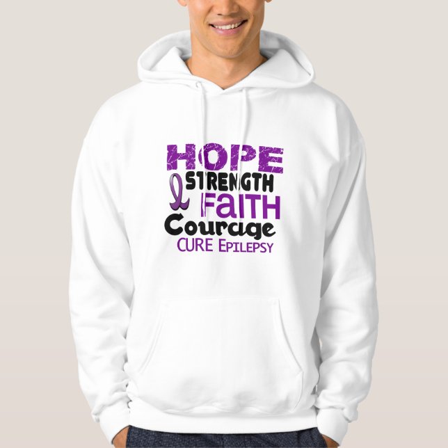 Epilepsy HOPE 3 Hoodie (Front)