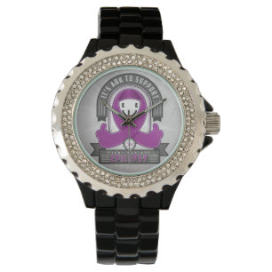 Epilepsy - It's AOK Retro Charity Ribbon - Watch