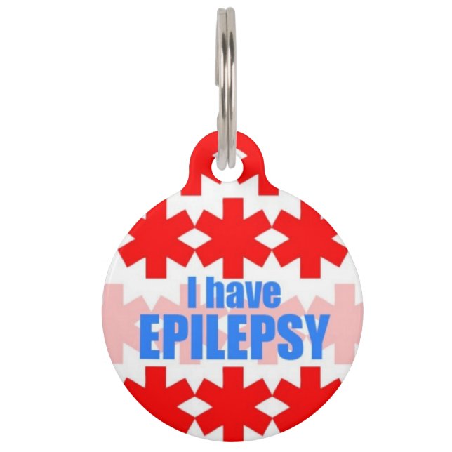 Epilepsy Medical Alert Tag (Front)