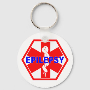 EPILEPSY MEDICAL ID KEYCHAIN