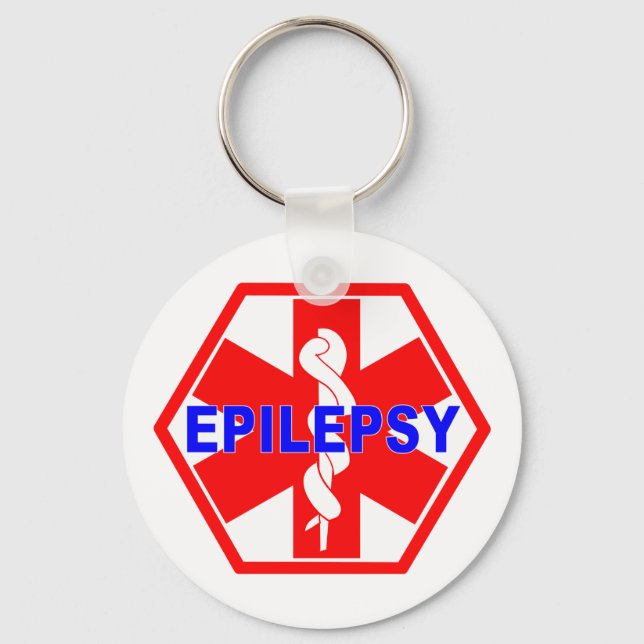 EPILEPSY MEDICAL ID KEYCHAIN (Front)