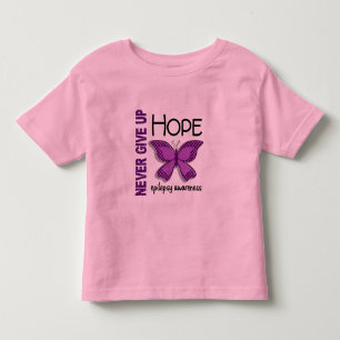 Epilepsy Never Give Up Hope Butterfly 4.1 Toddler T-shirt