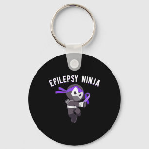 Epilepsy Ninja Epileptic Awareness Martial Arts Keychain