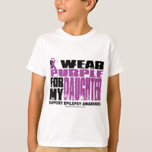 Epilepsy Purple for Daughter T-Shirt