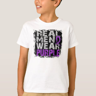 Epilepsy Real Men Wear Purple T-Shirt