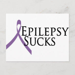 Epilepsy Sucks Postcard