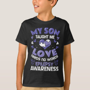 Epilepsy Support - Epileptic Awareness Son T-Shirt