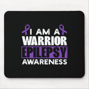 Epilepsy Warrior Epilepsia Seizure Disorder Epilep Mouse Pad