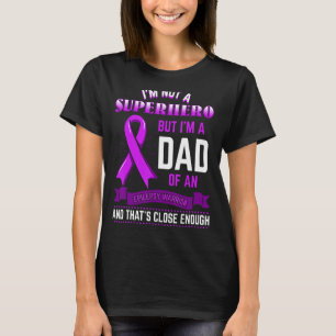 Epilepsy Warrior Epileptic Day Purple Ribbon Epile T-Shirt