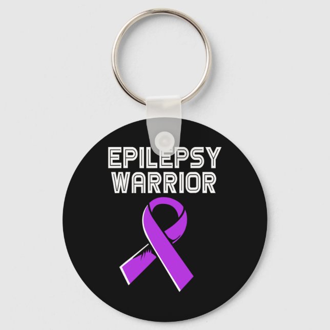 Epilepsy Warrior For Kids  Keychain (Front)