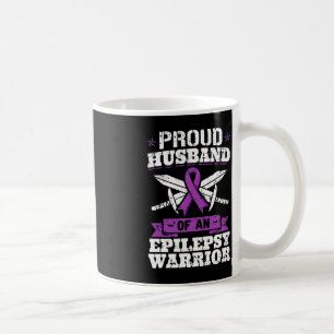 Epilepsy Warrior Husband Epileptic Seizure Disorde Coffee Mug
