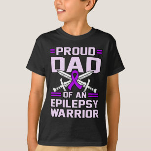 Epilepsy Warrior Purple Ribbon Awareness Month Gra T-Shirt