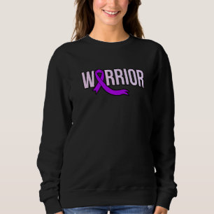 Epilepsy Warrior Purple Ribbon Awareness Support G Sweatshirt