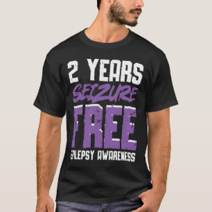 Epileptic Warrior and Purple Ribbon Epilepsy Awar T-Shirt