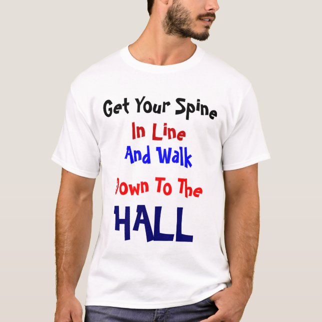 Épine dans la ligne T-shirt (Devant)