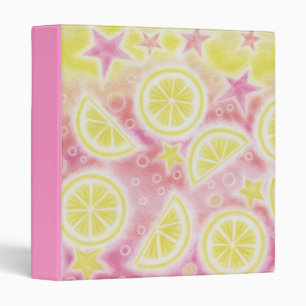 Épine rose classeur citron rose