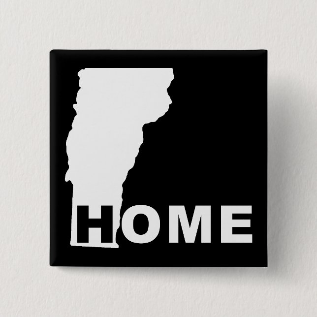 Épingle à badge de Vermont loin de chez soi (Devant)