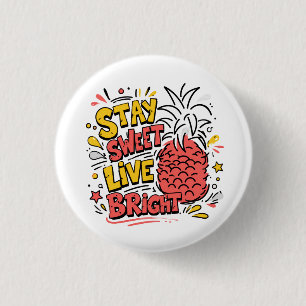 Épingle à bouton de ananas Badge Tropical Mignon