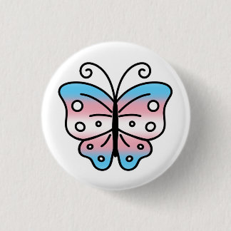 Épingle de badge papillon de fierté transgenre