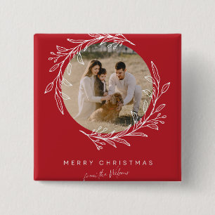 Épingle de Joie Festive ! Badge de Bouton de Noël