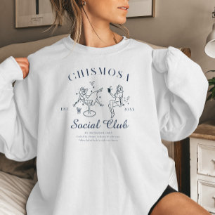Épingle drôle   Sweatshirt du club social de Chism