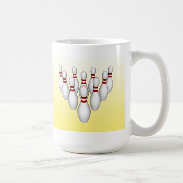 Épingles de Bowling : Modèle 3D : Mug de café (Droite)