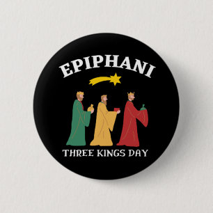 Epiphani Three Kings Day 2 Inch Round Button